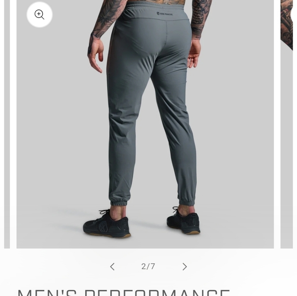 Men's Born Primitive Performance Gray Pants